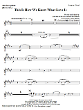 This Is How We Know What Love Is - Alto Sax 1 & 2 (Sub. Horn)