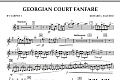 Georgian Court Fanfare - Bb Clarinet 1
