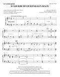 O Savior Of Our Fallen Race (arr. David Angerman) - Synthesizer
