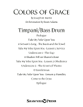 Colors of Grace - Lessons for Lent (New Edition) (Orchestra Accompaniment) - Timpani