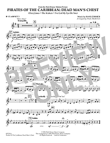 Pirates of the Caribbean: Dead Man's Chest - Bb Clarinet 2 