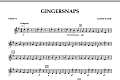 Gingersnaps - Violin 1