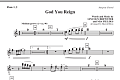God You Reign - Flute 1 & 2