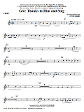 Give Thanks To Him And Sing - F Horn