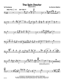 The Spin Doctor (Sweet Talkin') - 1st Trombone 