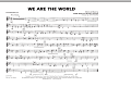 We Are The World - Eb Baritone Sax