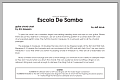 Escola De Samba - Guitar Chord Chart