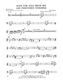 Suite For Solo Drum Set & Percussion Ensemble - Percussion 6 