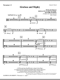 Glorious And Mighty - Percussion 1 & 2