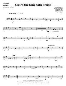 Crown the King with Praise - Bassoon/Cello (dbl. Bass Clar) 