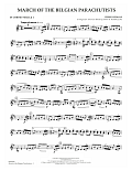 March Of The Belgian Parachutists - Bb Cornet Solo & 1
