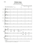 Christ Arose (with And Can It Be?) (arr. David Schmidt) - Score