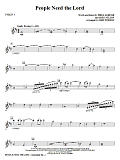 People Need The Lord - Violin 1