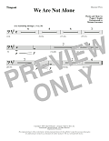We Are Not Alone - Timpani