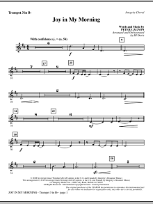 Joy In My Morning - Bb Trumpet 3 