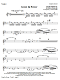 Great In Power - Violin 1