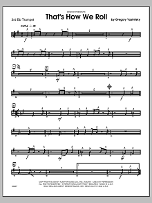 That's How We Roll - 3rd Bb Trumpet 