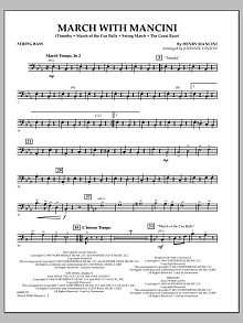 March With Mancini - String Bass 
