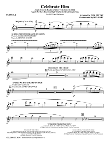 Celebrate Him (Medley) - Flute 1 & 2 