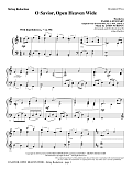 O Savior, Open Heaven Wide - Keyboard String Reduction