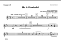 He Is Wonderful - Trumpet 2 & 3