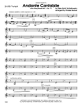 Andante Cantabile (from String Quartet No. 1, Op. 11) - 2nd Bb Trumpet