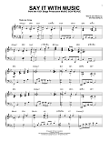 Say It With Music [Jazz version]