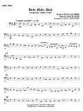 Holy, Holy, Holy - Cello/Bass
