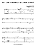 Let Erin Remember The Days Of Old (arr. Phillip Keveren)