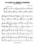 If Love's A Sweet Passion [Jazz version] (arr. Brent Edstrom)