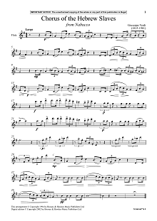 Chorus Of The Hebrew Slaves (from Nabucco) 