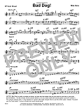 Bad Dog! - Bb Solo Sheet