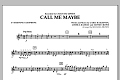 Call Me Maybe - Eb Baritone Saxophone