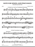Suite for Winds and Percussion - Oboe