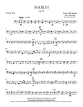 March, Op. 99 - String Bass