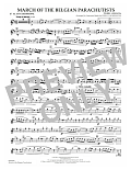 March Of The Belgian Parachutists - Eb Alto Saxophone