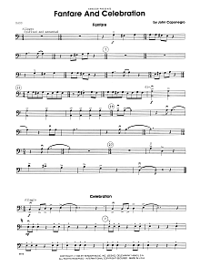 Fanfare and Celebration - Bass 