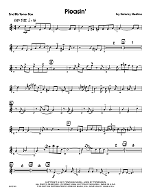 Pleasin' - 2nd Bb Tenor Saxophone 