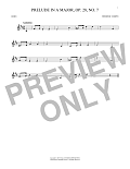 Prelude In A Major, Op. 28, No. 7