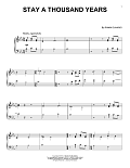 Stay A Thousand Years (from Game of Thrones)
