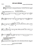 Advent Alleluia - Violin 1