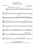 Waltz No. 2 (from Suite For Variety Stage Orchestra) - Bb Trumpet 1