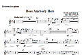 Does Anybody Here - Baritone Sax