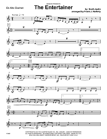 The Entertainer - Eb Alto Clarinet 