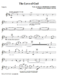 The Love Of God - Violin 1