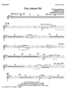 You Amaze Me - Trumpet 1 