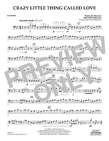 Crazy Little Thing Called Love (arr. Paul Murtha) - Bassoon 
