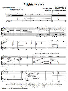 Mighty To Save - Keyboard String Reduction 
