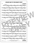 (You've Got It) The Right Stuff (arr. Ishbah Cox) - Tuba