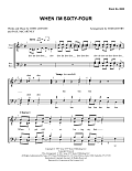 When I'm Sixty-Four (arr. Tom Gentry)